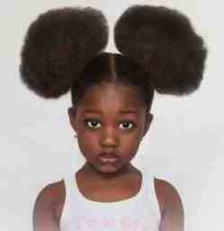 Afro puff: favourite cute hair do!