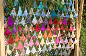 Coloured web of trees