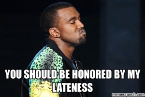 Nigerians on arriving 'fashionably' late!