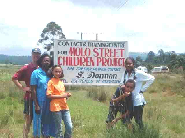 In the beginning: The Donnan family in the early stages of MSCP.