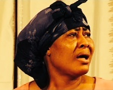 A Nigerian mum's expression when you tell her you resigned. (Copyright: taken from a Nollywood film)